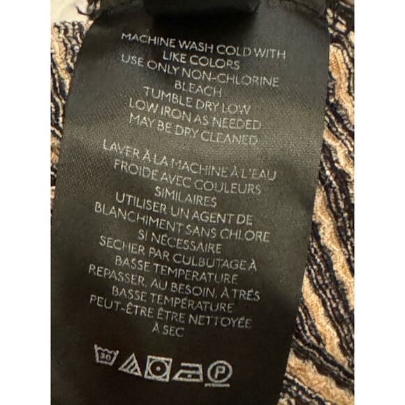 Urban Outfitters Black & Tan Striped A-Line Mini Skirt Size medium - Picture 5 of 9